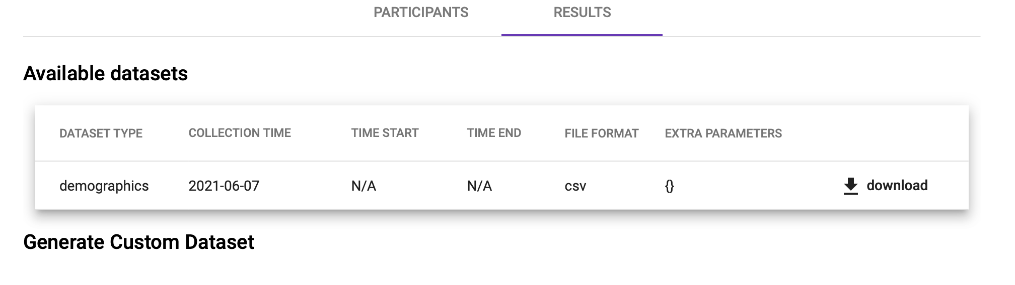 Location of the onboarding questionnaire